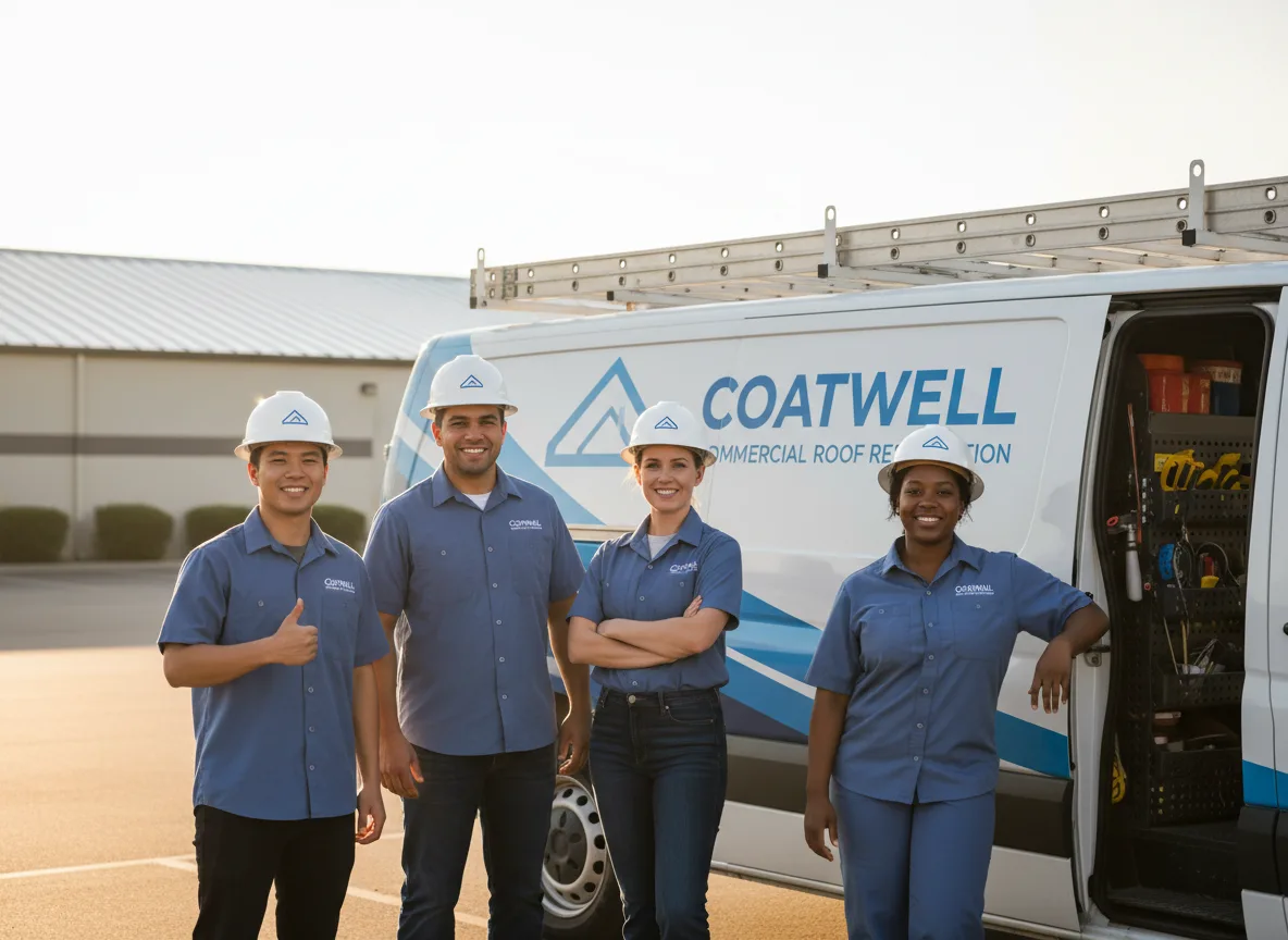Commercial roof coating company in Sweeny, TX
